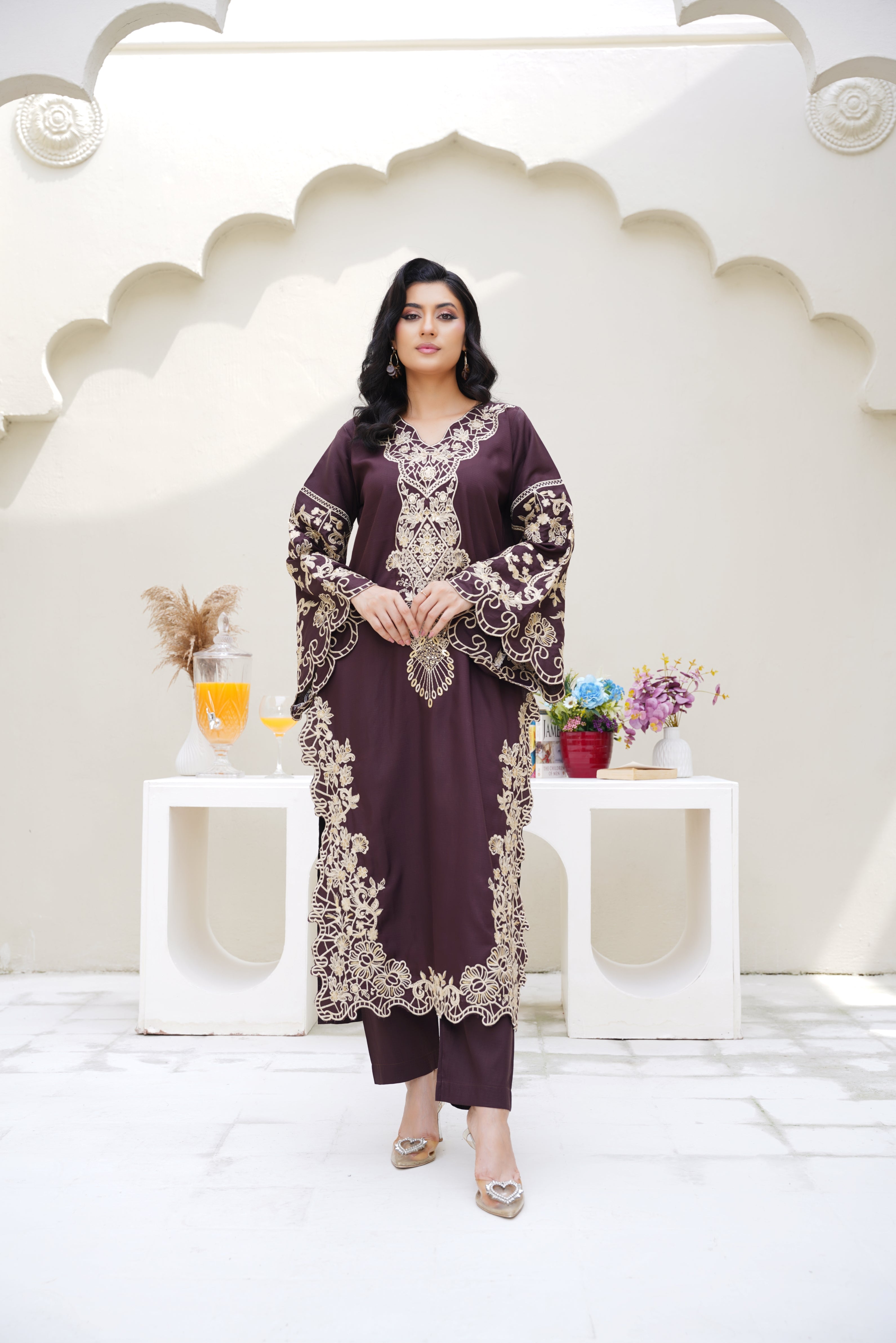 Noor A – Embroidered 2Pc Suit formal pret
