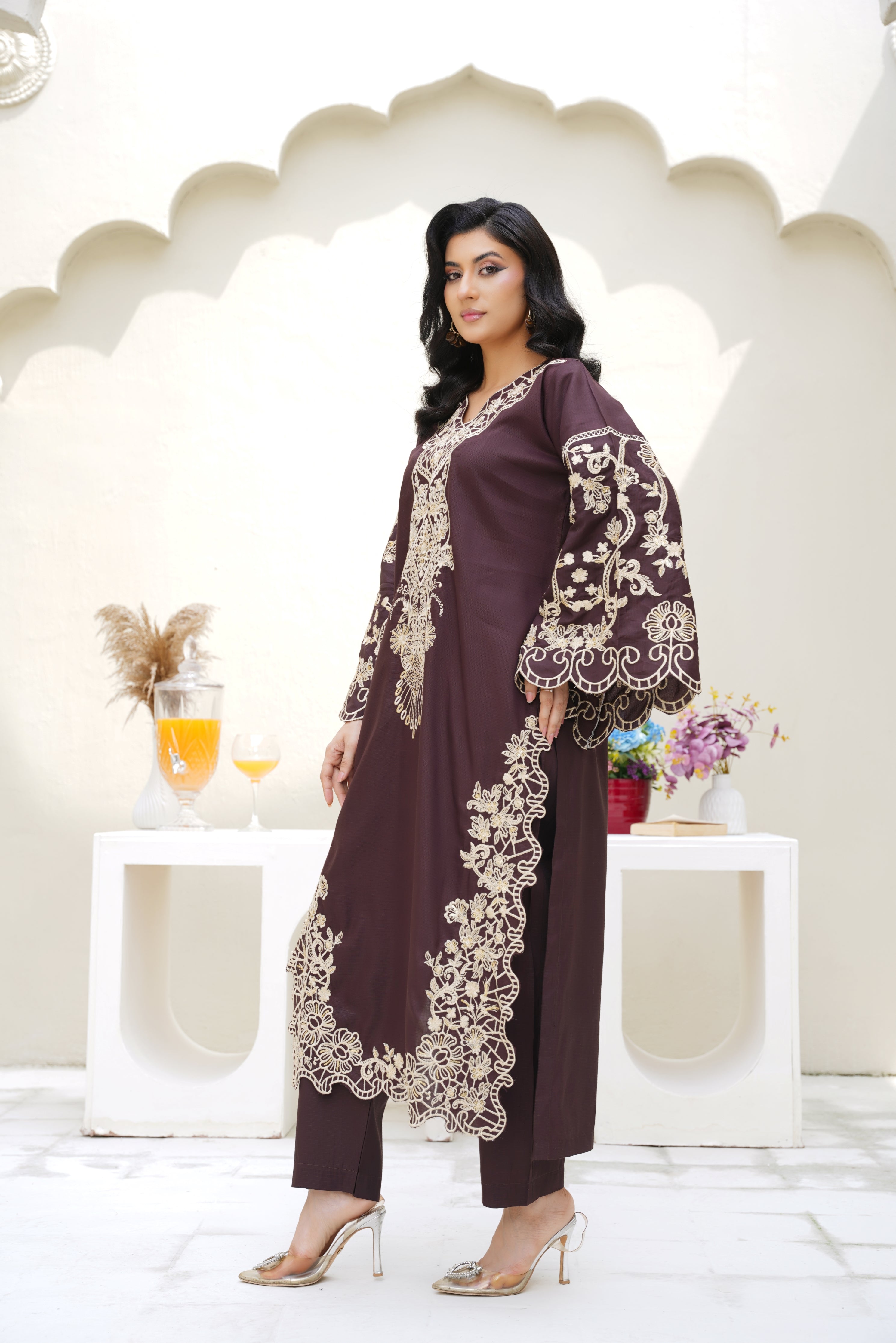 Noor A – Embroidered 2Pc Suit formal pret