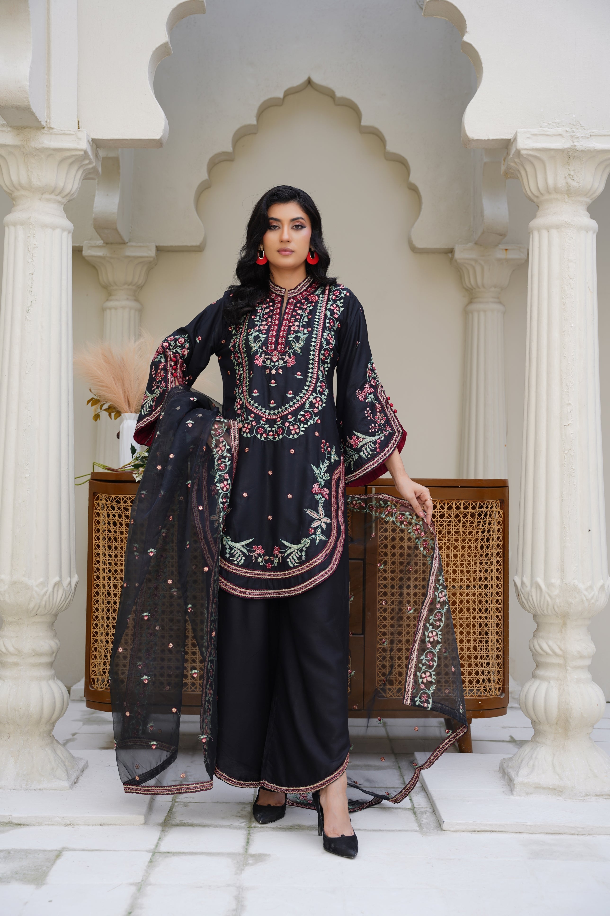 Haseen - Embroidered 3Pc Suit | Ready to wear 3pc
