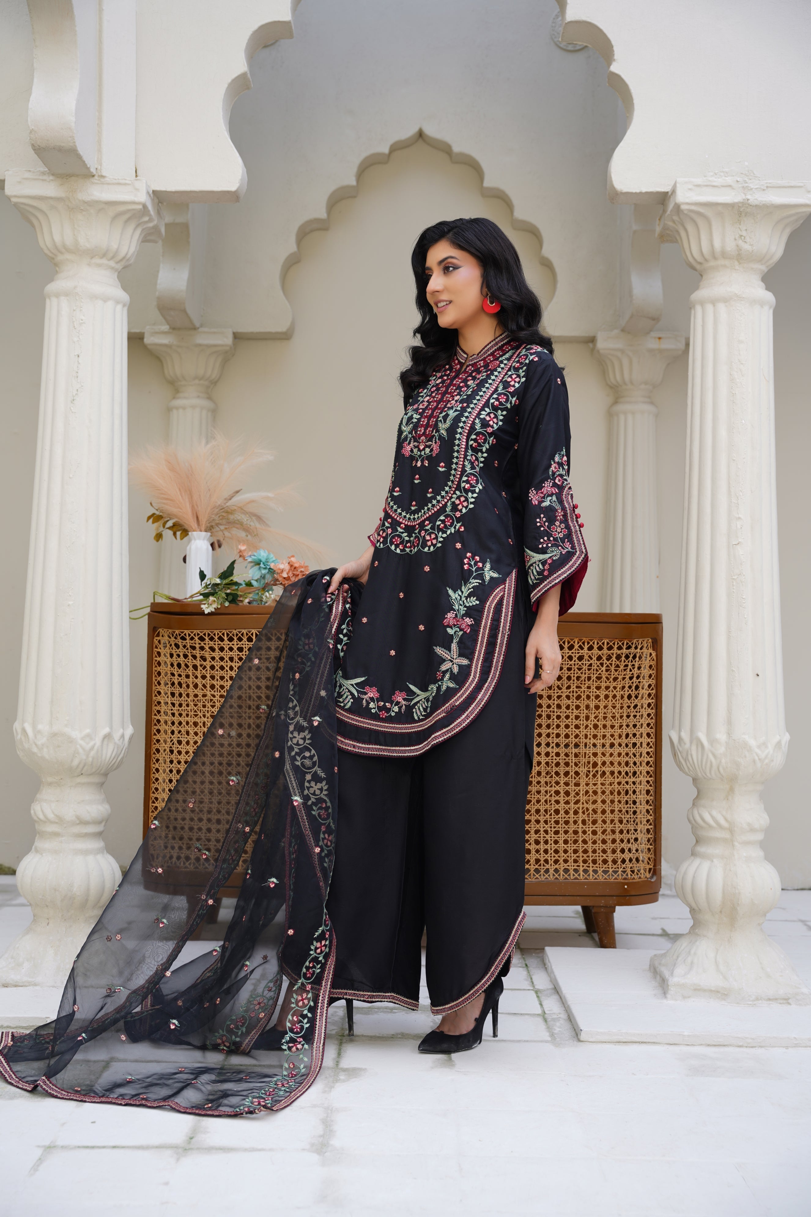 Haseen - Embroidered 3Pc Suit | Ready to wear 3pc