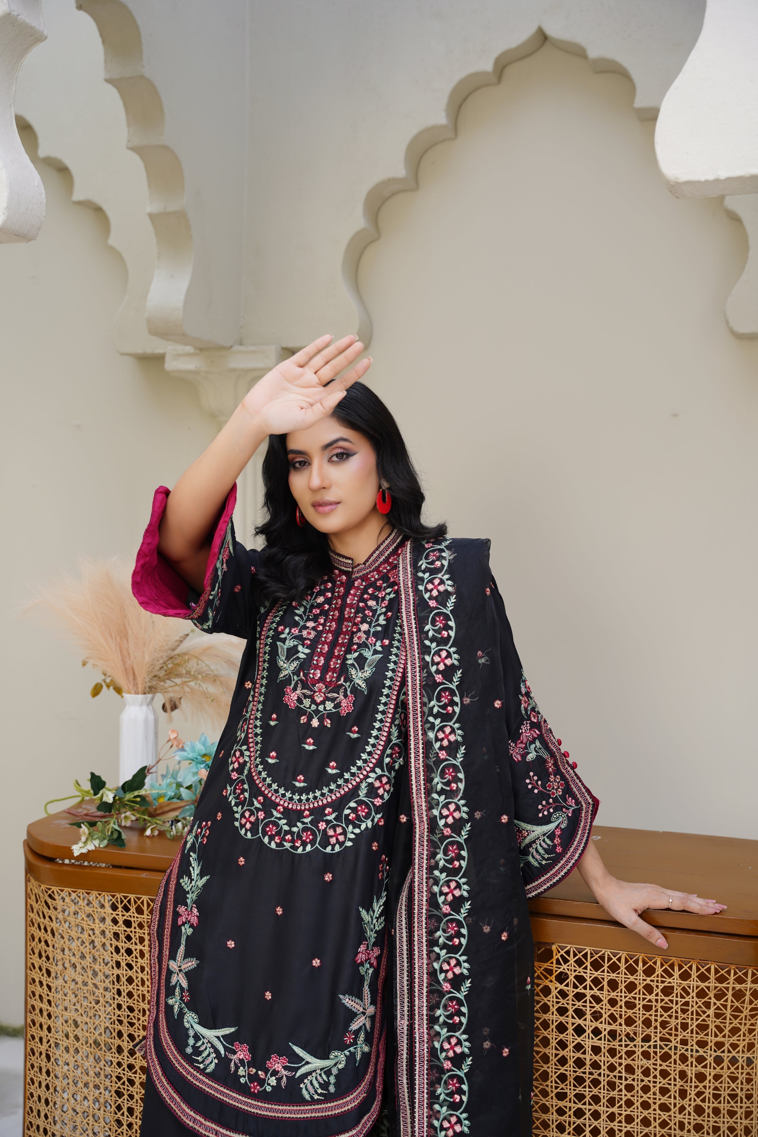 Haseen - Embroidered 3Pc Suit | Ready to wear 3pc