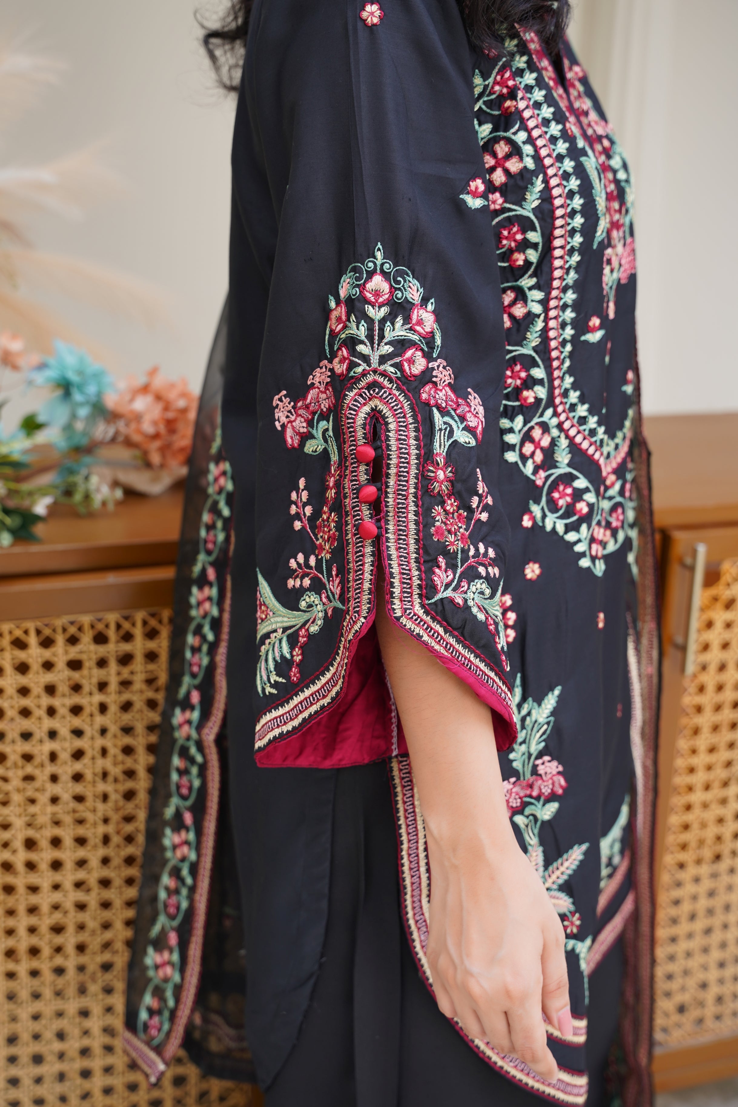 Haseen - Embroidered 3Pc Suit | Ready to wear 3pc