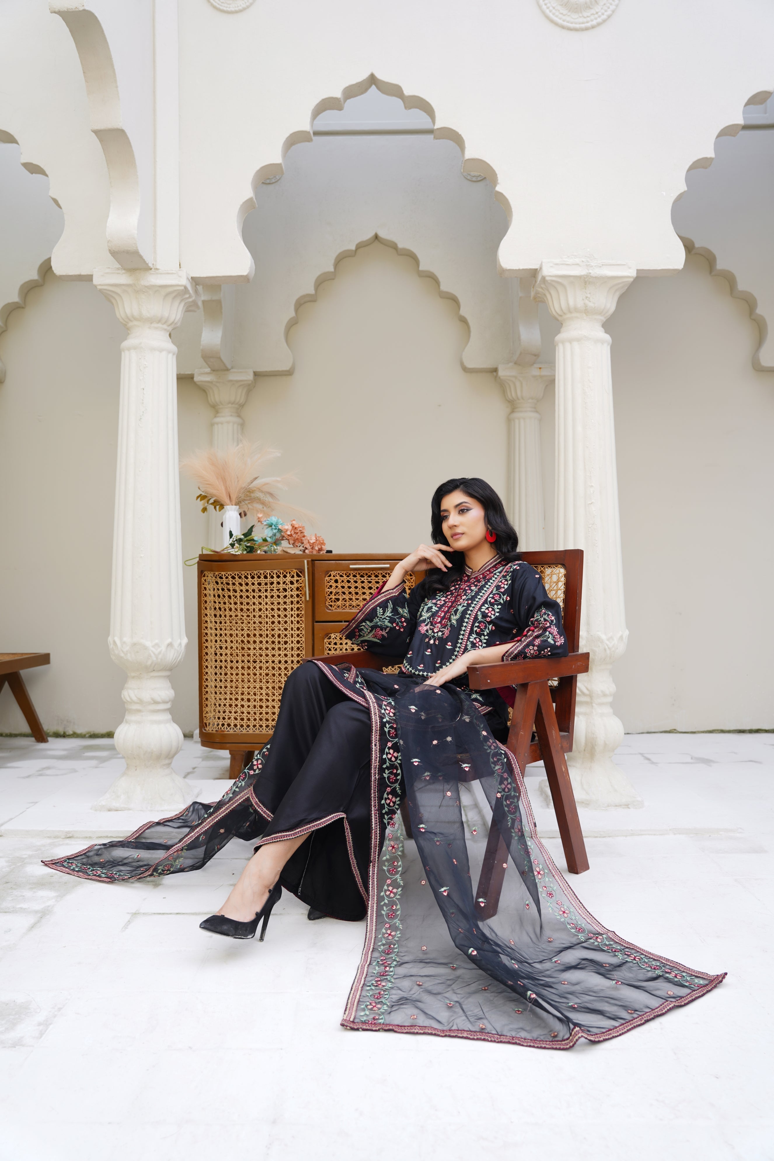 Haseen - Embroidered 3Pc Suit | Ready to wear 3pc