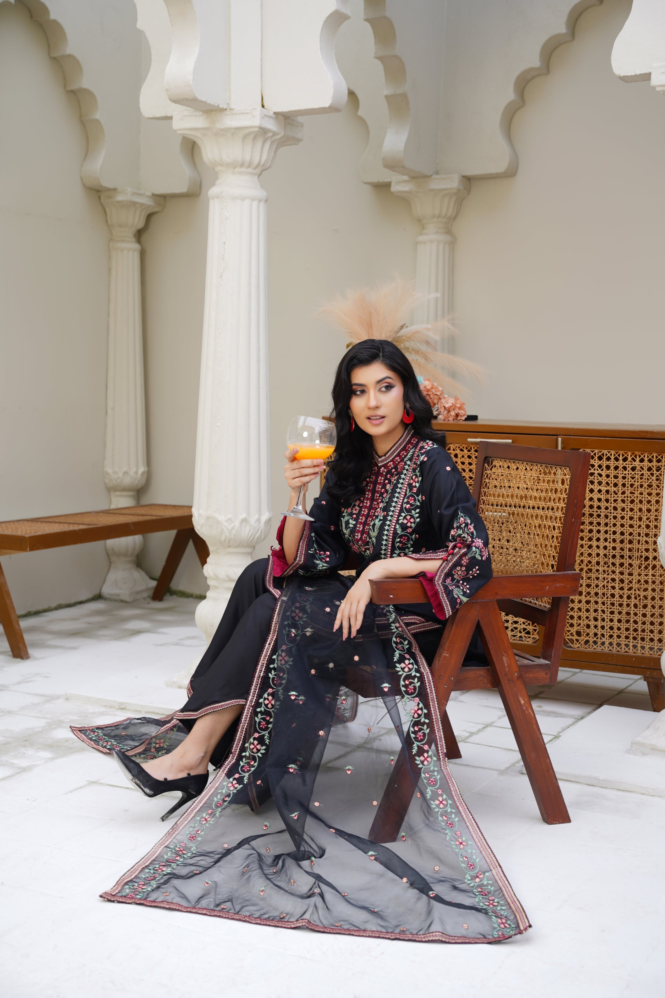 Haseen - Embroidered 3Pc Suit | Ready to wear 3pc