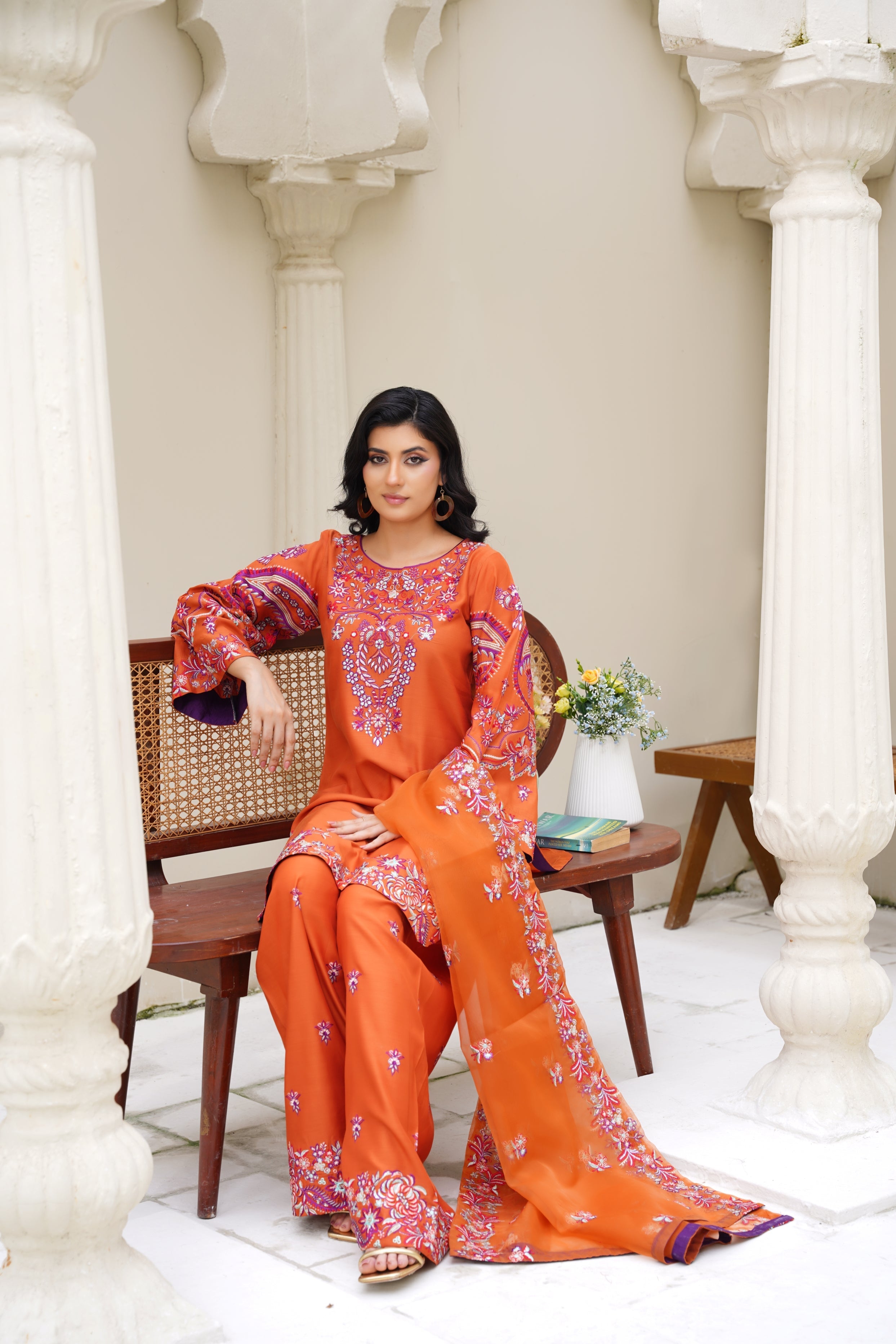 Zaria — 3Pc Embroidered Suit | best 3pc embroidered suit 2025