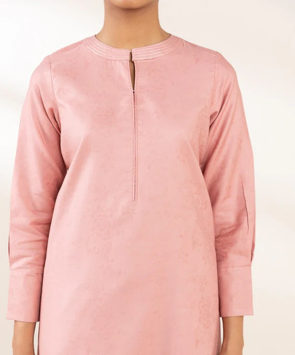 Blush Pink Minimalist 2-Piece Kameez Shalwar Set